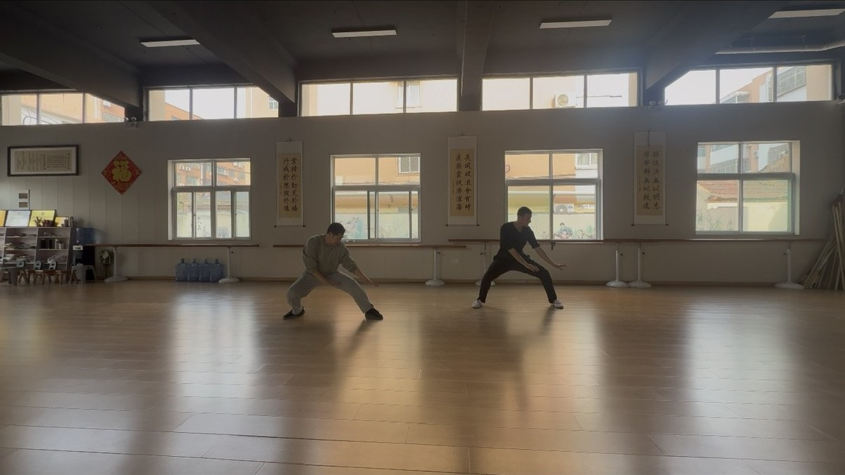 Training hall · stance drill