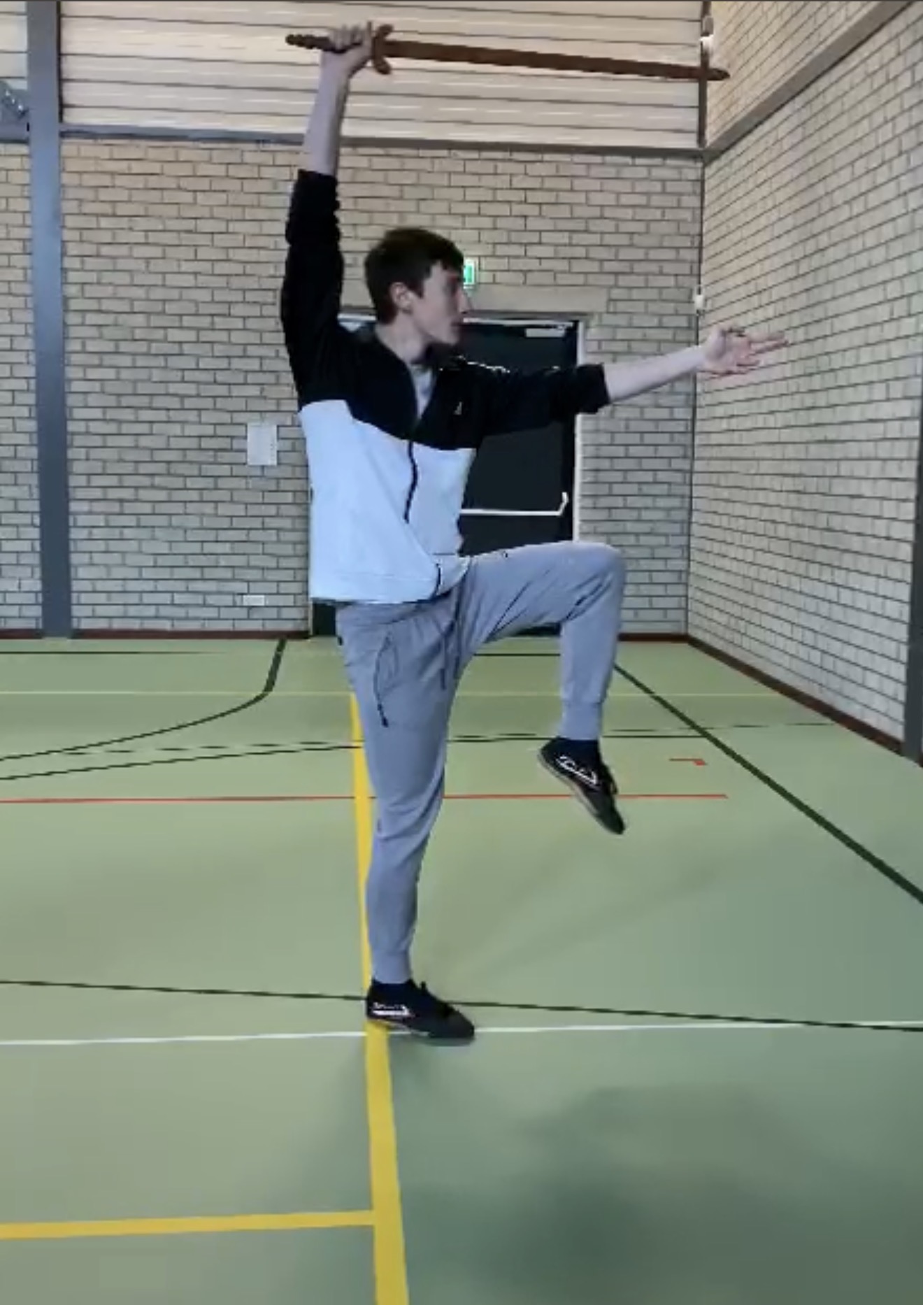 Indoor sword form